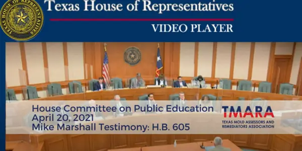 MISTX COO and TMARA President Mike Marshall Testifies in Support of House Bill 605